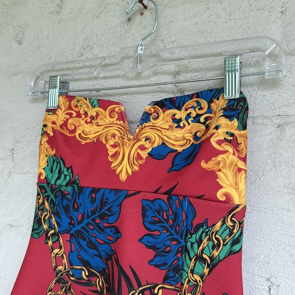 Urban Outfitters x Pomme Chan
Donnie Red Flamingo Strapless Dress
Size Small - Picture 5 of 11